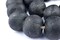 Super Jumbo Recycled Glass Beads - Beaded Wall Hangings - Extra Large African Sea Glass Beads 32-35mm - The Bead Chest (Black)